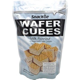 Snackie Wafer Cubes 200g  สแนคกี้เวเฟอร์ไส้ครีมรสนม  200 กรัม