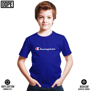 เสื้อยืด ผ้าฝ้าย พรีเมี่ยม พิมพ์ลาย Dope KIDS Distro KIDS Champion Combed 30s V1 สําหรับเด็ก