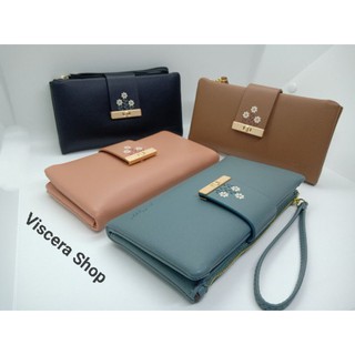 กระเป๋าสตางค์ 👛💼 ใบยาว (หนังนิ่ม) แบรนด์ Prettyzys 🌸🌺 (ขนาดยาว L) wallet 💢 สินค้าพร้อมส่ง ค่ะ