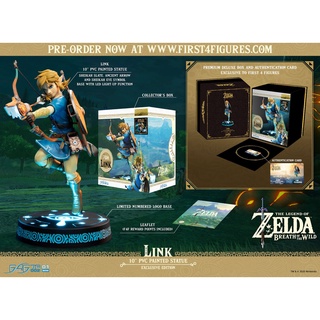 ฟิกเกอร์ THE LEGEND OF ZELDA BREATH OF THE WILD LINK EXCLUSIVE EDITION - FIRST 4 FIGURES