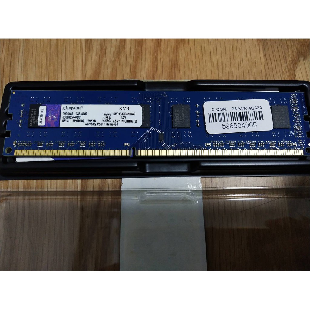 RAM Kingston DDR3 4GB pc1333 ของใหม่ NEW!!! KVR1333D3N9/4Gb 16chips