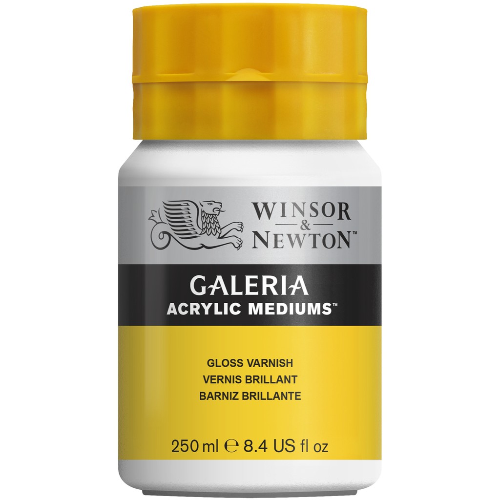 (พรีออเดอร์ 7-10 วัน)Winsor & Newton Galeria acrylic gloss varnish ขนาด 250/500 มล.#3040801/#3050801