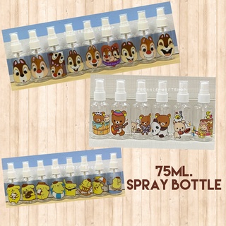 พร้อมส่ง ขวดสเปรย์ ลายการ์ตูน ขนาด 75 ml. Chip n Dale Pompom