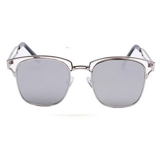 ﻿BiNFUL แว่นตากันแดด (รุ่น : AS732) Silver Frame White quicksilver