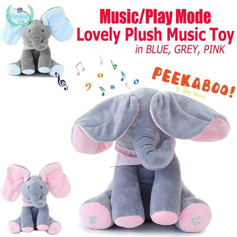 big soft baby elephant plush