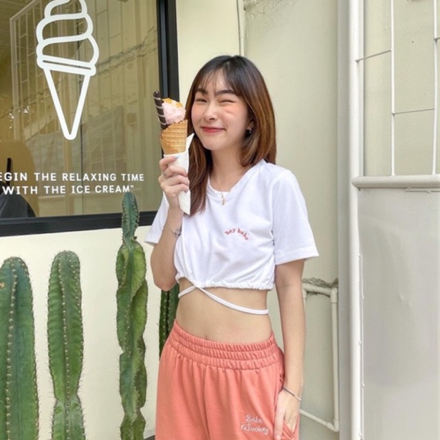 babey top | taupe.bkk🌷🥯