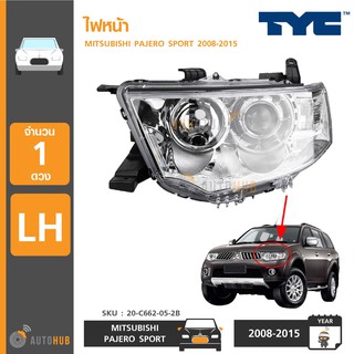 TYC ไฟหน้า PAJERO SPORT ปี 2008