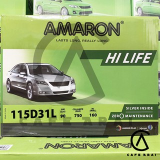 แบตเตอรี่ Amaron Hi Life 115D31L, 115D31R