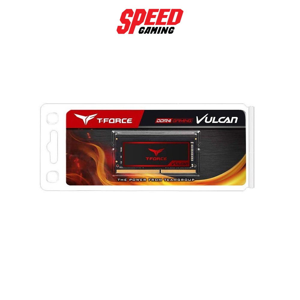 RAM T-FORCE NOTEBOOK Vulcan RED SO-D4 32GB 3200 CL:22-22-22-52 1.2V /LIFETIME (แรม) SPEED GAMING
