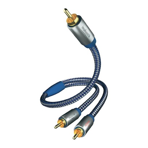 INAKUSTIK - Y-SUBWOOFER CABLE  PREMIUM  2M