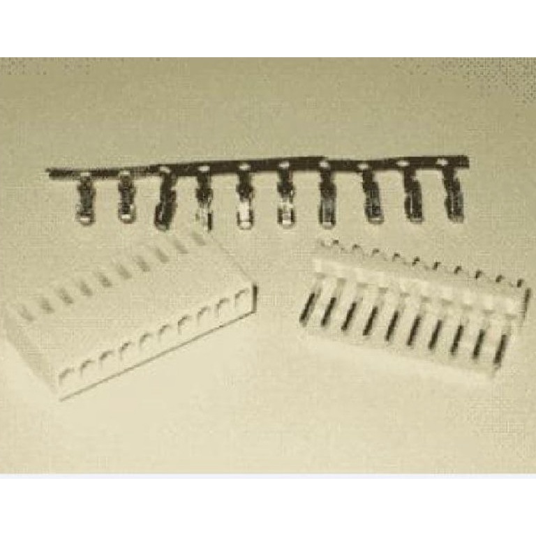 เท้าตรง KF2510 9P 2.54mm Pin Header สีขาว Housing Connector 9 p