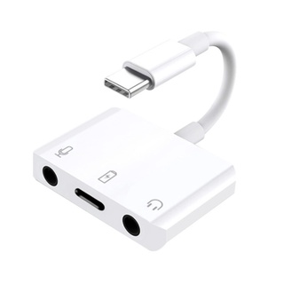 Capa อะแดปเตอร์การ์ดเสียงภายนอก Type-C USB-C เป็นแจ็ค 3 5 มม. สําหรับแล็ปท็อป คอมพิวเตอร์ โทรศัพท์มือถือ