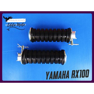 YAMAHA RX100 RXS RXK RX - KING REAR FOOT PEG SET // ชุด ยางพักเท้าหลัง