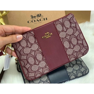 COACH F5476 SMALL WRISTLET แท้💯 กระเป๋าคล้องมือ ส่งฟรี