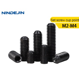 NINDEJIN ชุดสกรูหัวประแจ M2/M2.5/M3/M4 40-50 ชิ้น