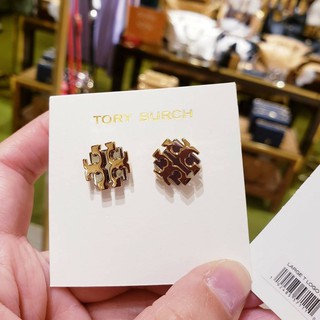 พร้อมส่ง!! ต่างหู Tory Burch ขนาดเส้นผ่า ศก 1 cm ของแท้จาก USA มาพร้อมถุงผ้าแบรนด์สีน้ำเงิน 😍