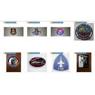 อาร์มกองทัพอากาศ อาร์มกองบิน อาร์มทหารอากาศ RTAF PATCH, ROYAL THAI AIR FORCE PATCH