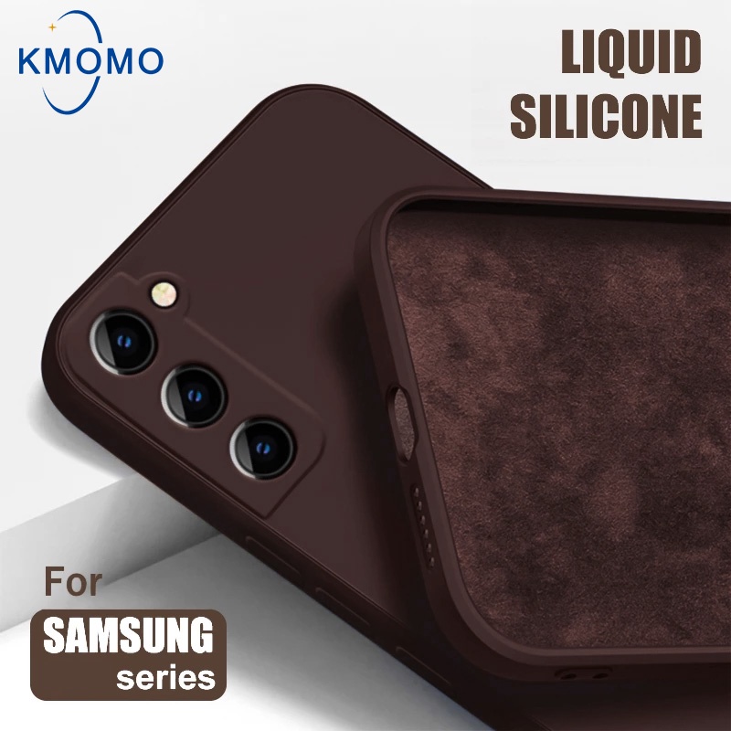 เคสโทรศัพท์ซิลิโคนขอบตรงแบบนุ่ม เคส For Samsung Galaxy S24 Ultra 5G S23 Fe S22 Plus