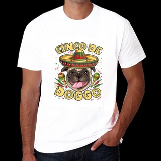 เสื้อยืด เสื้อยืดลายหมา เสื้อยืดสกรีนลายหมา PUG ปั๊ก TDN269