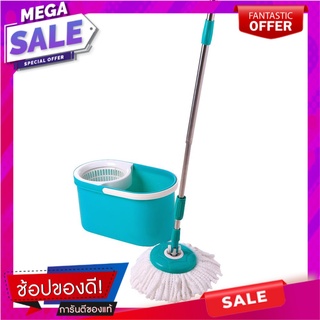 ชุดอุปกรณ์ถังปั่นพร้อมไม้ม็อบ ACCO DS-307 สีเขียว ไม้ม็อบและอุปกรณ์ SPIN BUCKET MOP SET ACCO DS-307 GREEN อุปกรณ์ทำความส