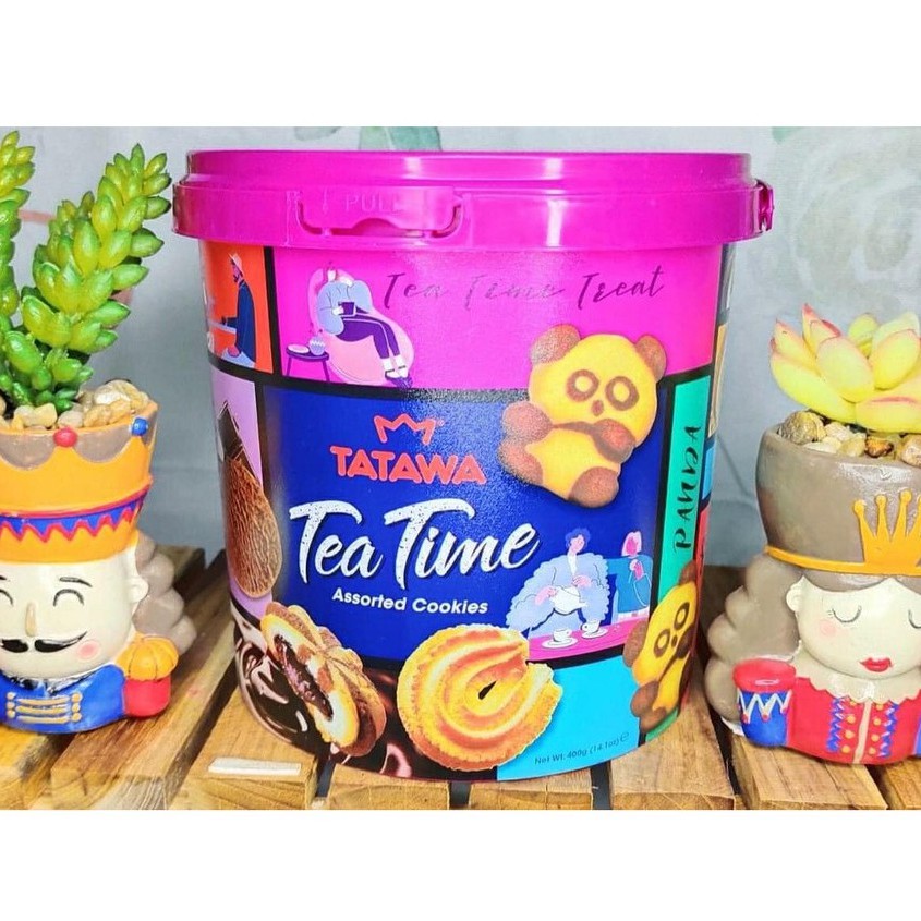 🍪🍪TATAWA Tea Time  คุ้กกี้ถัง🍪🍪❤คุ้กกี้เนยสอดไส้