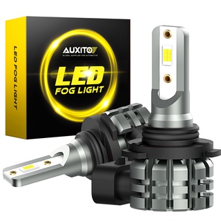 Auxito ไฟตัดหมอก LED 9006 HB4 30W 4000LM 6500K CSP สีขาว สําหรับรถยนต์ 2 ชิ้น