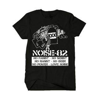 เสื้อยืด NOISE-82 NO FASIST NO RASIST NO BEER NO POWER LOVE NOISE สําหรับผู้ชาย