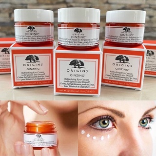 ครีมบำรุงผิวรอบดวงตา Origins GinZing Refreshing Eye Cream To Brighten And Depuff 15ml.