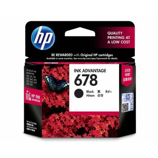 ตลับหมึก HP 678 BK  ของแท้