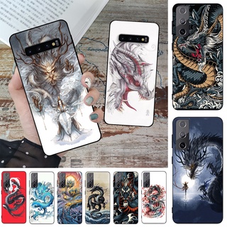 เคสโทรศัพท์ซิลิโคน TPU แบบนิ่ม ลายมังกร กันกระแทก สําหรับ Samsung Note 10 Plus Samsung Note 20 Ultra Samsung Note 9