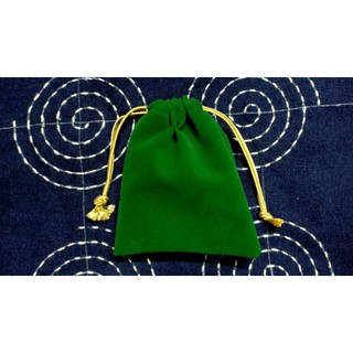 ถุงกำมะหยี่ ใส่เครื่องประดับพร้อมสายรัด ฟรีป้ายห้อยข้อความ