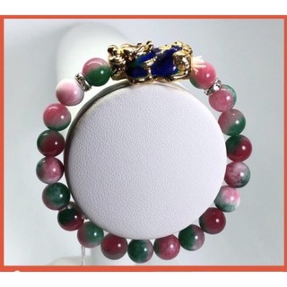 B-069 สร้อยข้อมือปี่เซี๊ยะเปลี่ยนสีหินฮกลกซิ่ว ขนาดข้อมือ 15.5 ซม.