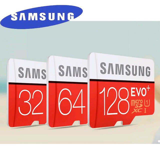 Samsung Evo plus U3 8GB 16GB 32GB 64GB Class10 Mirco SD Memory Card MircoSD∩＿∩