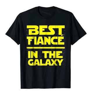 ถูกสุดๆเสื้อยืด ผ้าฝ้าย พิมพ์ลาย Best Fiance In The Galaxy Awesome สไตล์ฮาราจูกุ สําหรับผู้ชาย