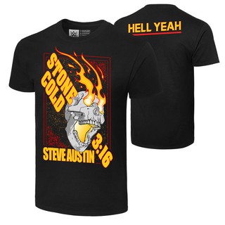 Stone Cold Steve Austin "Flaming Skull" T-Shirt