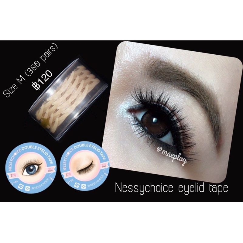 ใส่โค้ดลดเหลือNEW318WF 50 บาท สติ๊กเกอร์ติดตา2ชั้นยี่ห้อเนสซี่ช้อยส์ ( Nessychoice Double eyelid tape)