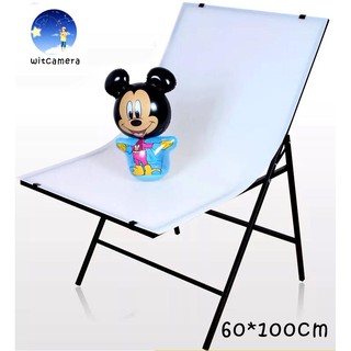 Photography Photo Studio Display Shooting Table 60cm x 100cm Photography Table โต๊ะถ่ายภาพสินค้า แบบพับได้ขนาด 60X100CM