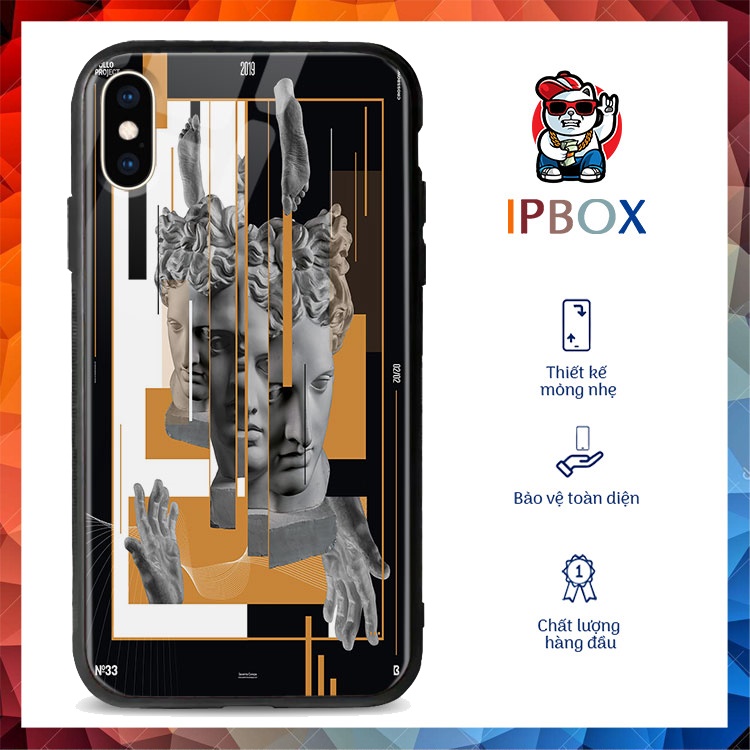 IPBOX Art พิมพ์ Iphone 7 Anti-Smudge กรณี Iphone/7/8/Plus/X/Xs/Xr/Xsmax/11/11/Pro/11/Promax/12/12Pro