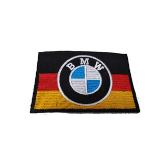 BMW German Auto ป้ายติดเสื้อแจ็คเก็ต อาร์ม ป้าย ตัวรีดติดเสื้อ อาร์มรีด อาร์มปัก Badge Embroidered Sew Iron On Patches