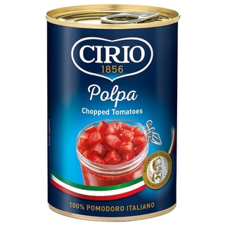 ซิริโอ มะเขือเทศอิตาลีหั่นเต๋า Cirio Chopped Italian Tomatoes 400g