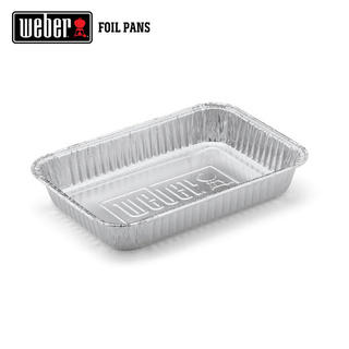 WEBER Foil Pans (10 pcs) อุปกรณ์เตาปิ้งย่างเวเบอร์ ถาดฟอล์ยทำอาหาร