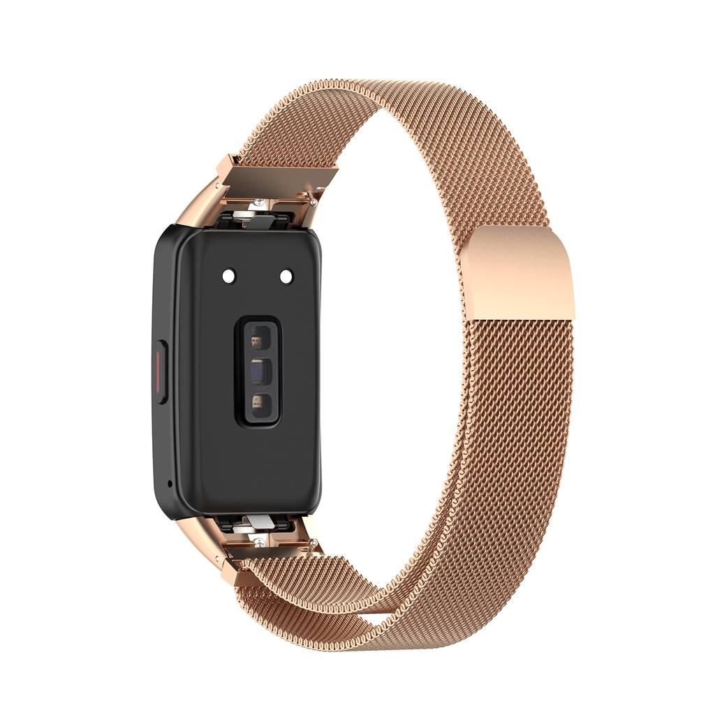สายรัดสแตนเลสแบบห่วง Milanese สำหรับ Huawei band 6 pro Honor band 6 7 #4