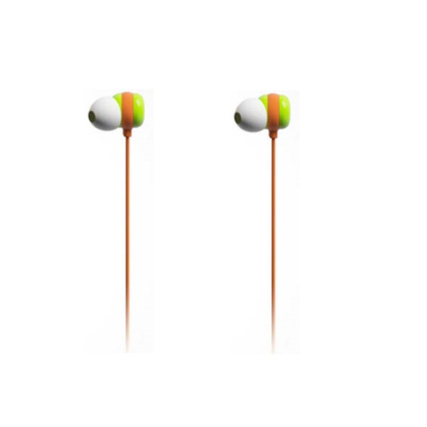 Iriver หูฟังแฟชั่น In-Ear รุ่น BC-10E - สีส้ม/เขียว