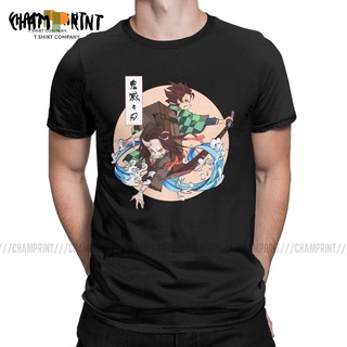 เสื้อยืด พิมพ์ลาย Demon Slayer Kimetsu No Yaiba แฟชั่นฤดูร้อน สําหรับครอบครัว