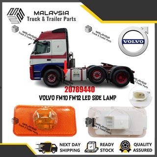 โคมไฟ LED สีเหลืองอําพัน E2 สําหรับ Volvo Trucks FH FM FL Lori Aksesori Lampu