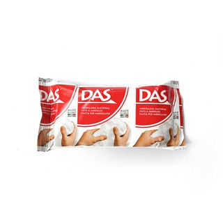 ดินปั้น DAS สีขาว 150 กรัม (1 ก้อน)  ดินปั้นธรรมชาติ Air Hardening Clay