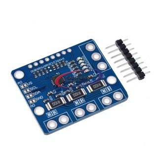 I2c SMBUS INA3221 บอร์ดโมดูลเซนเซอร์ตรวจสอบแรงดันไฟฟ้า พาวเวอร์ซัพพลาย สามช่องทาง พร้อมหมุด แบบเปลี่ยน INA219