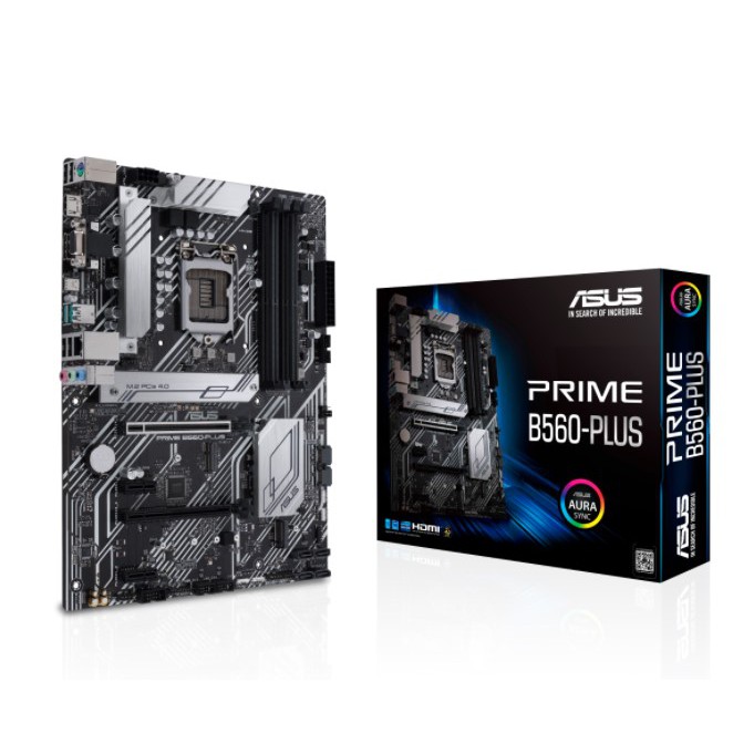 ASUS PRIME B560-PLUS Intel® B560 (LGA 1200) ATX motherboard with PCIe® 4.0, two M.2 slots, 8 power s