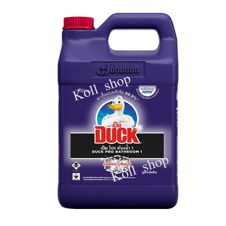Duck เป็ดโปร น้ำยาล้างห้องน้ำ สีม่วง ขนาด 3500 มล. (แพ็ค 1 แกลลอน)