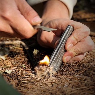 แท่งจุดไฟแมกนีเซียม แท่งจุดไฟฉุกเฉิน U.S. Army Type Survival Flint Magnesium Fire Starter